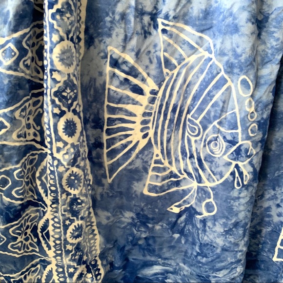 Tie Dye Sarong Coverup - Picture 3 of 3